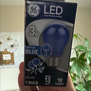 LED Blue Light Bulb - Energy Efficient Home Party Supply
